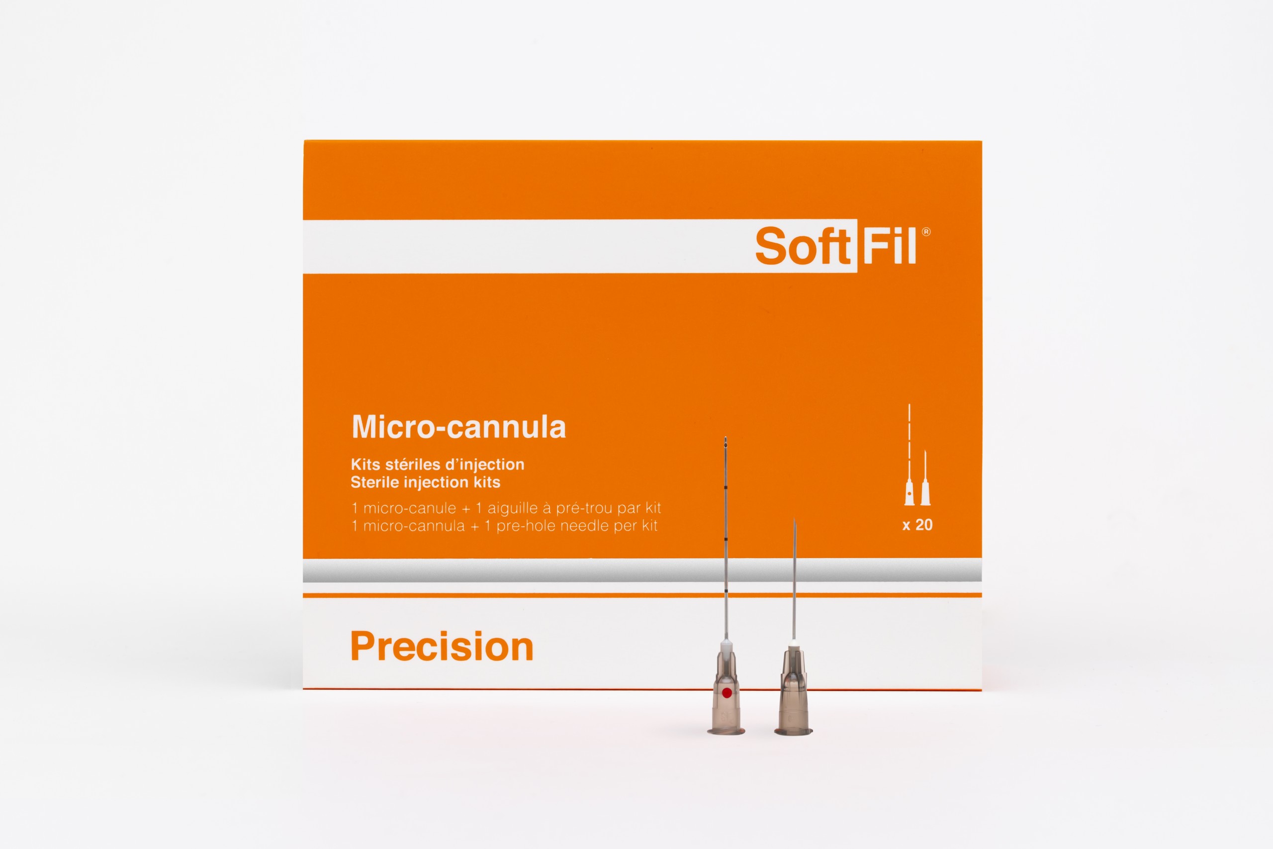 softfil precision 22G40 microcannula